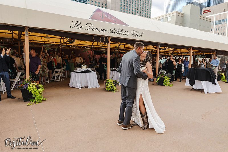 Country Charm Meets City Lights: Randi & Derrek’s Rooftop at Denver Athletic Center