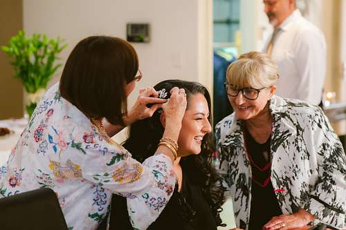 Bride Getting Ready