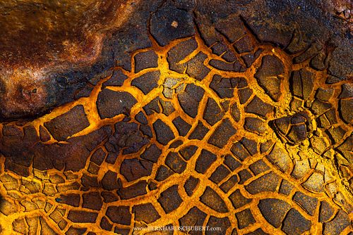 Toxischer, getrockneter Schlamm