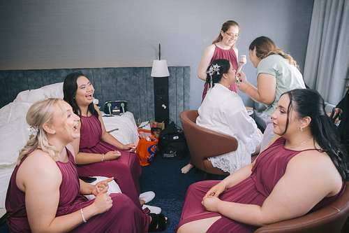 Bride Getting Ready