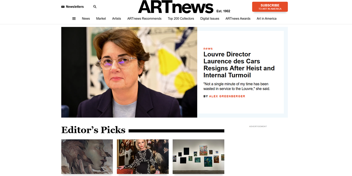 ARTnews - blog d'art