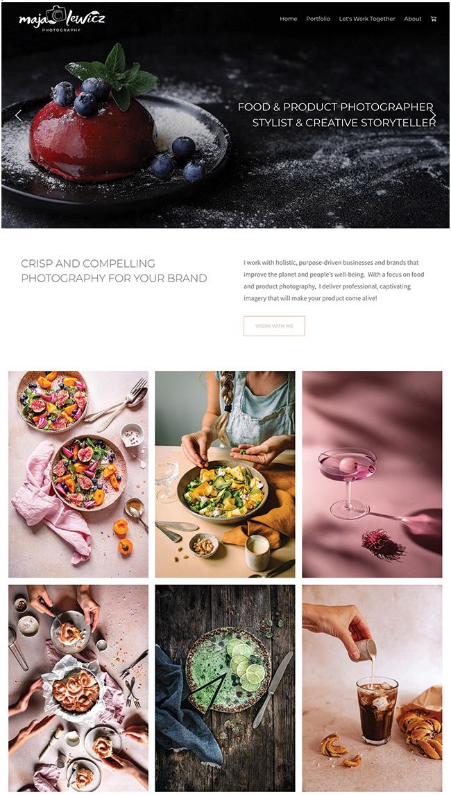 Maja Lewicz Photographie Portfolio Site Web