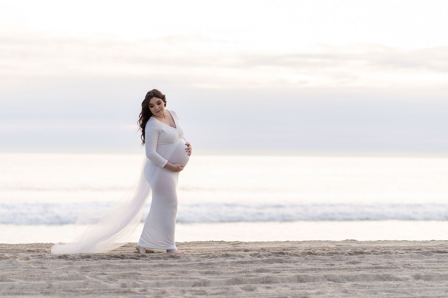 Maternity Photoshoot, Zuma Beach Malibu California