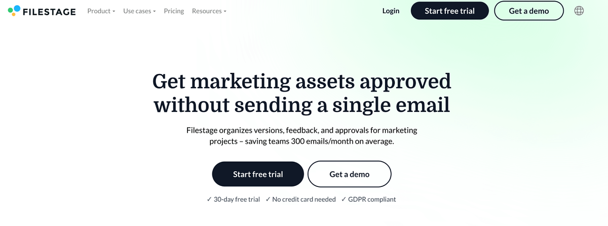 Schermafbeelding van Filestage