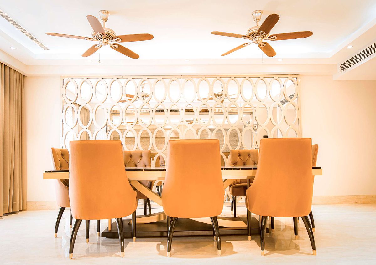 Interior view of the residential flat,