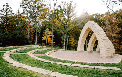 A ceremony surrounded by nature
