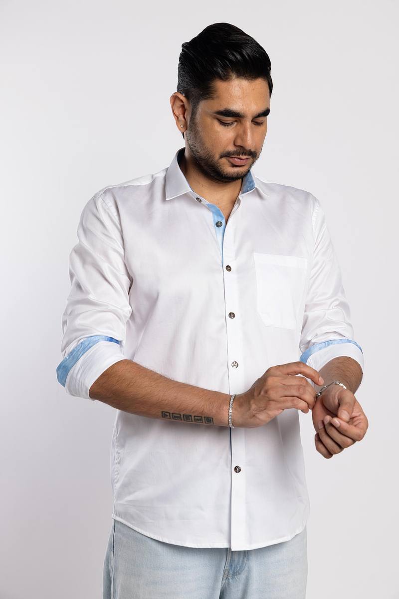 Signature White Premium Cotton Shirt