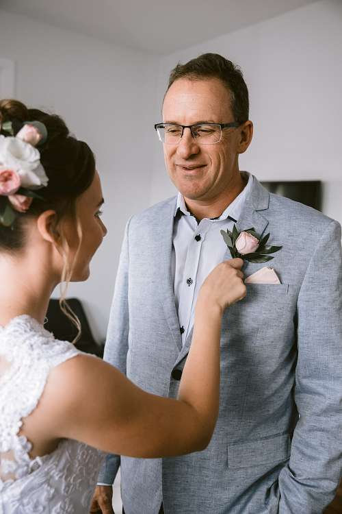 Bride Getting Ready
