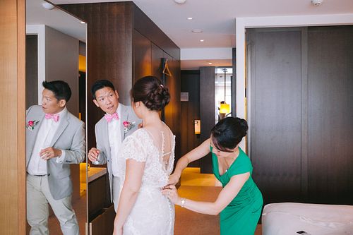 Bride Getting Ready