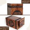 Heart Tree of Life Engraved Wooden Memorial Box for Ashes