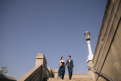 Engagement photo at Harbour Bridge