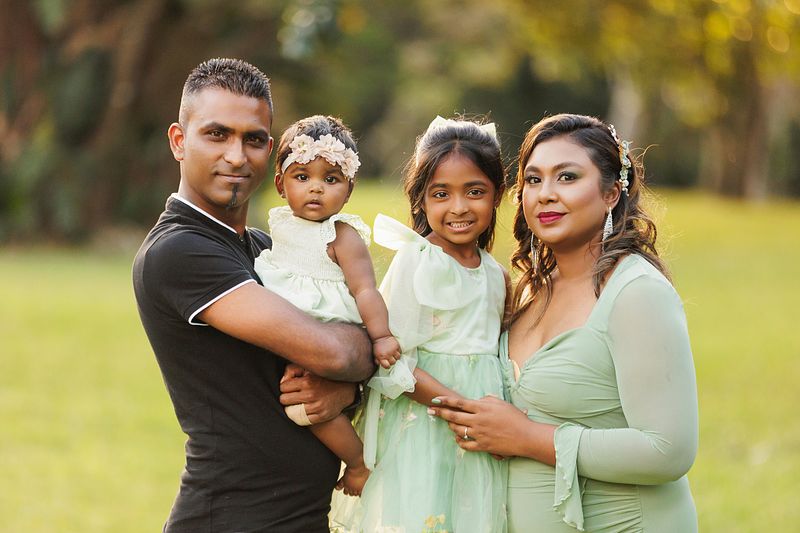 Family Sunset Session with Jadine & Saveshan | Southbroom, South Coast