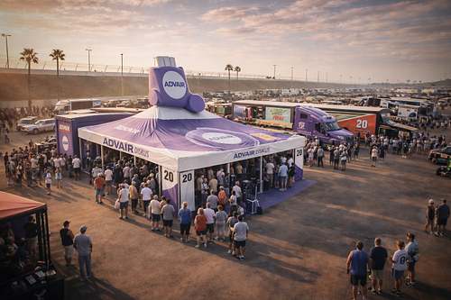 GSK NASCAR activation, early 2000s