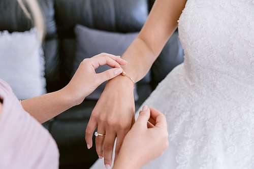 Bride Getting Ready