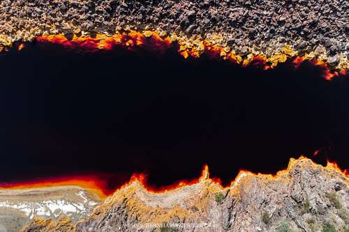 Rio Tinto deep red water