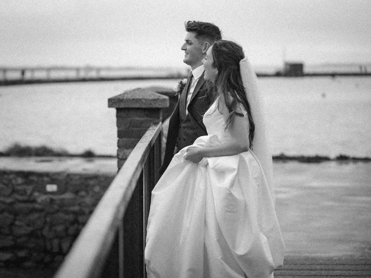 Hochzeitsfotografie in Schwarzweiß