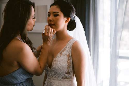 Bride Getting Ready