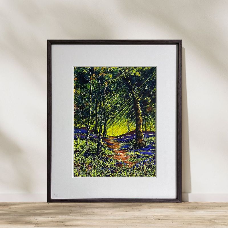 Whispers of a Bluebell Woodland