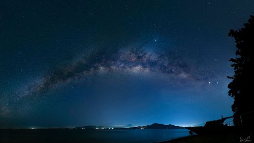 Milky Way Rising over Manado Mainland