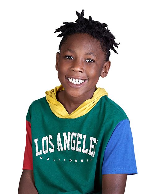School picture day photo of male student.