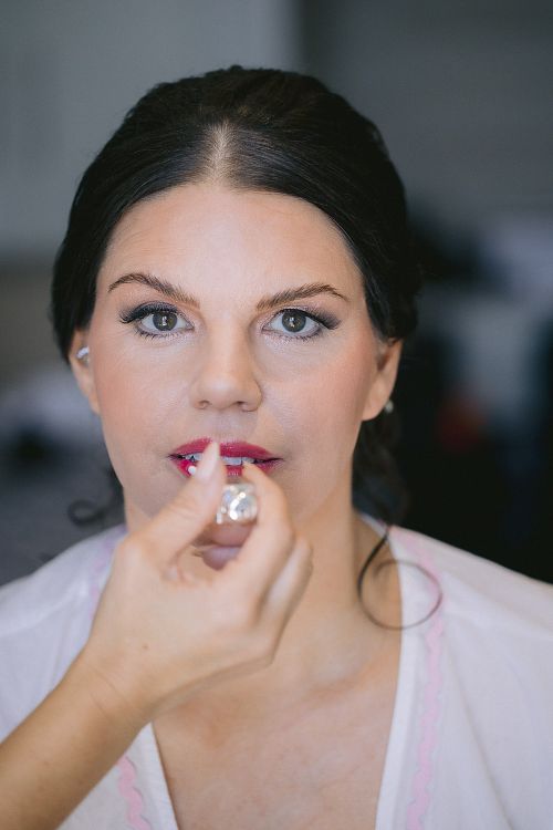 Bride Getting Ready