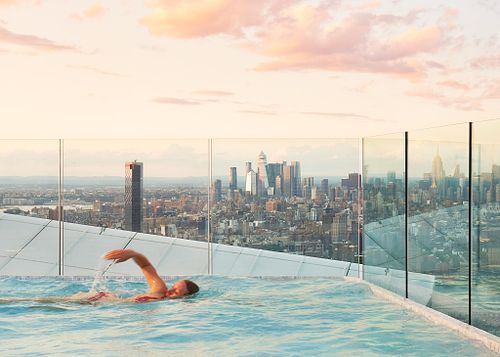 Brooklyn Point - KPF Architects Infinity Pool