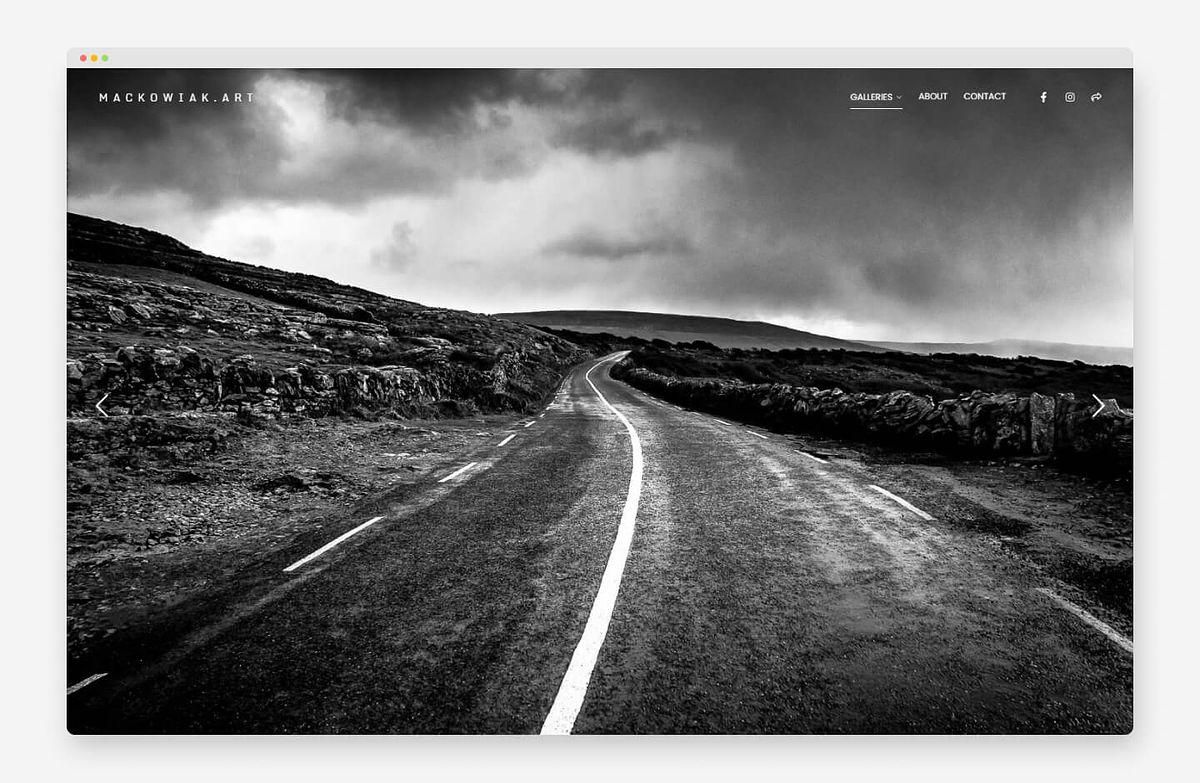 Strona internetowa poświęcona fotografii artystycznej Krzysztofa