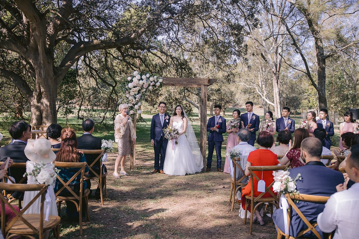 Wedding Ceremony at Pine Grove Centennial Park