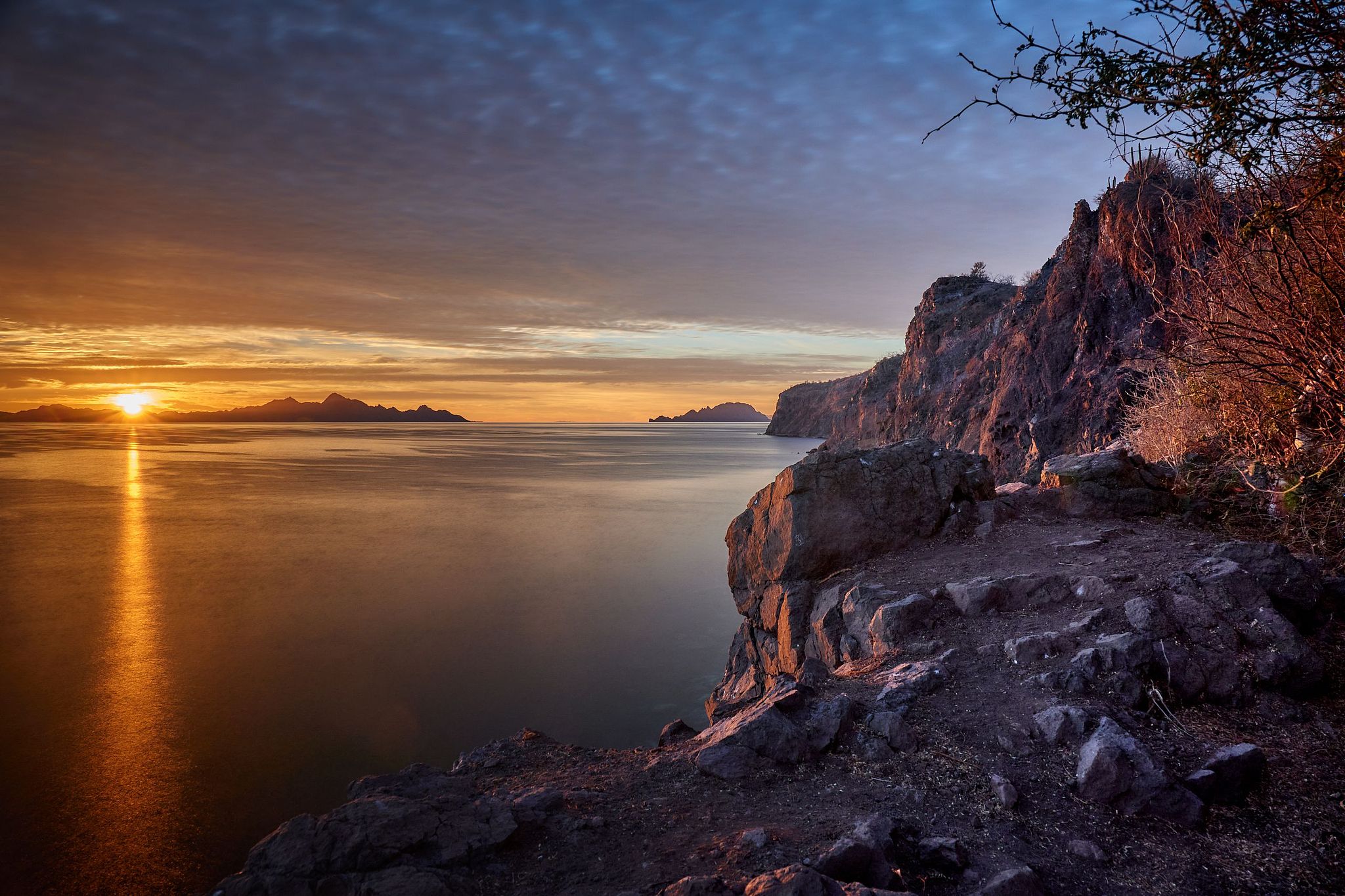 Sunrise on Sea of Cortez - Mexico