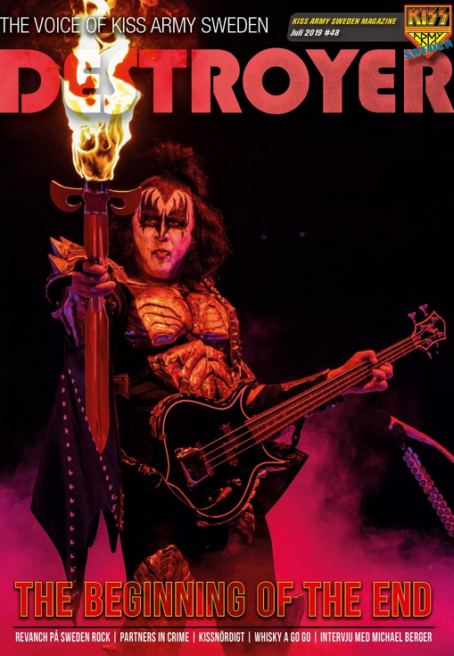 Gene Simmons of KISS - Destroyer Magazine Cover - Photo by Igor RockXposure