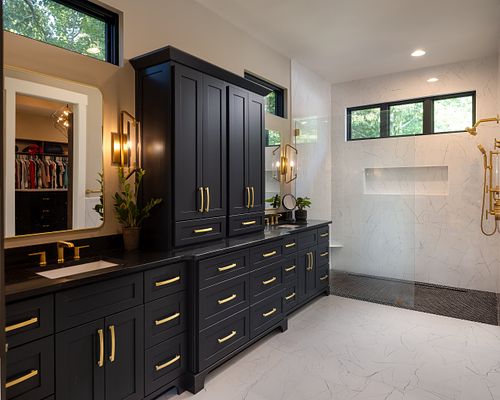 His and Hers custom vanities