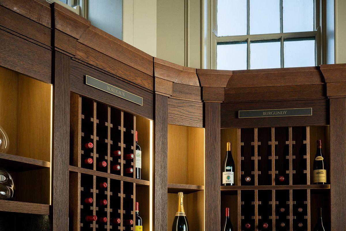 Carton House - The Duke's Rest - Wine Storage Detail