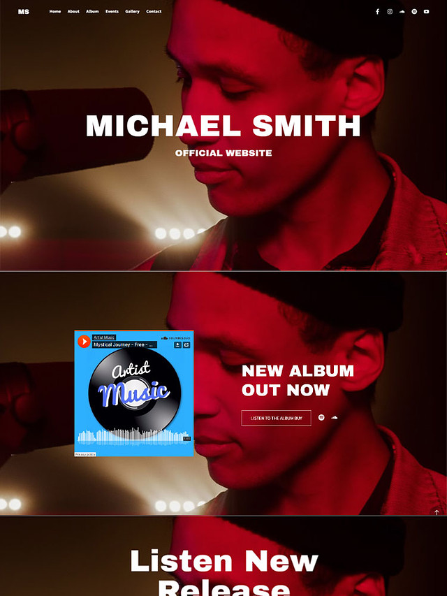 Geek - Pixpa Portfolio Website Templates