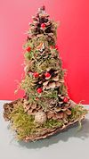 Fairy Sized Pine Cone Tree - Christmas Tree
