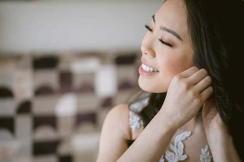 Bride Getting Ready