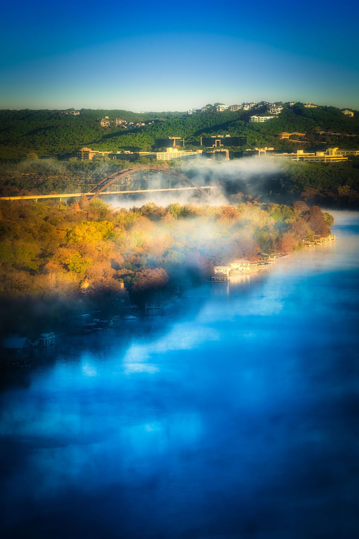 Foggy Morning in Austin