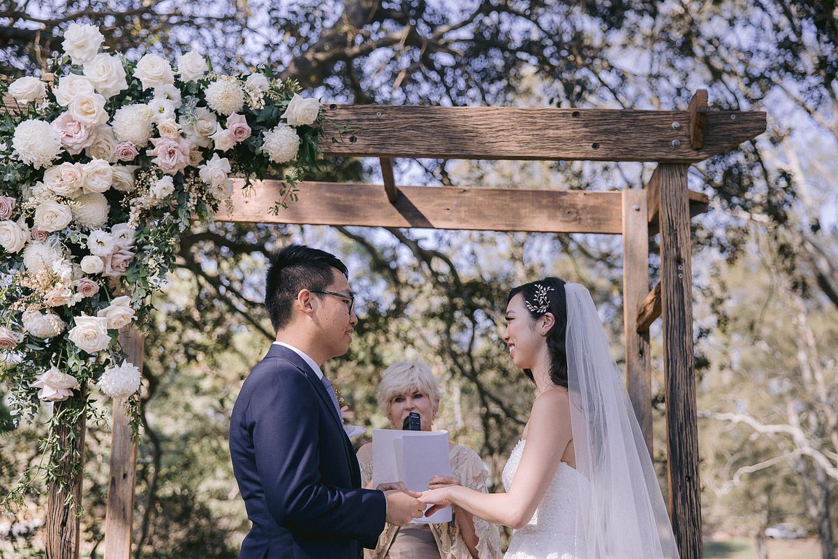 Wedding Ceremony at Pine Grove Centennial Park
