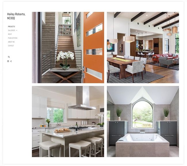 Hailey Roberts interior designer portfolio