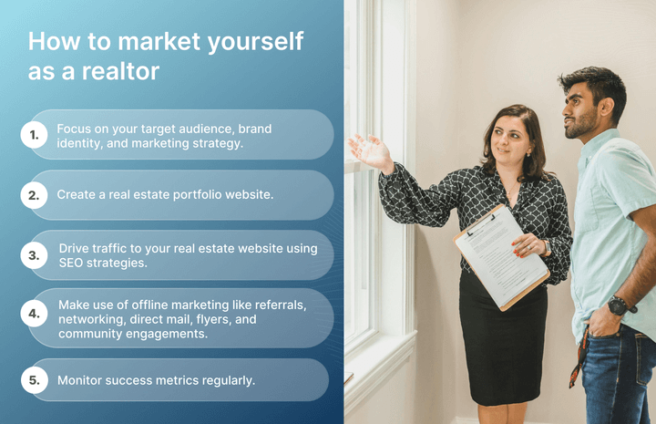 Steps on how to market yourself as a realtor