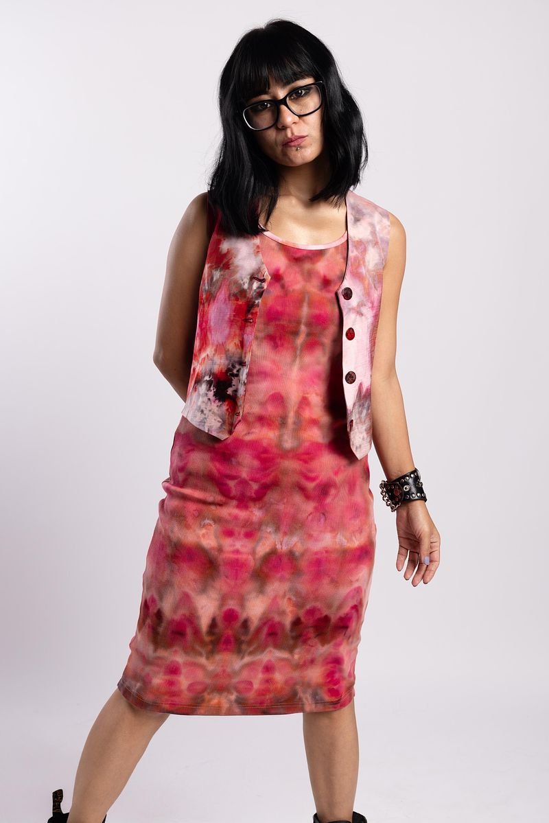 Ribbed Dress Rosé Hour (Pink)