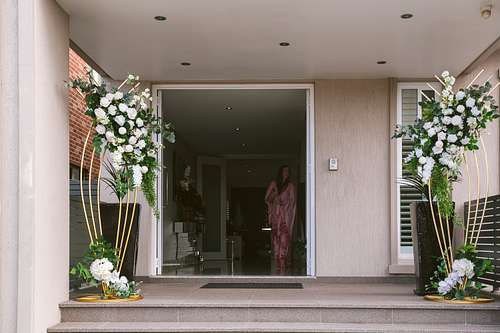 Bride Getting Ready