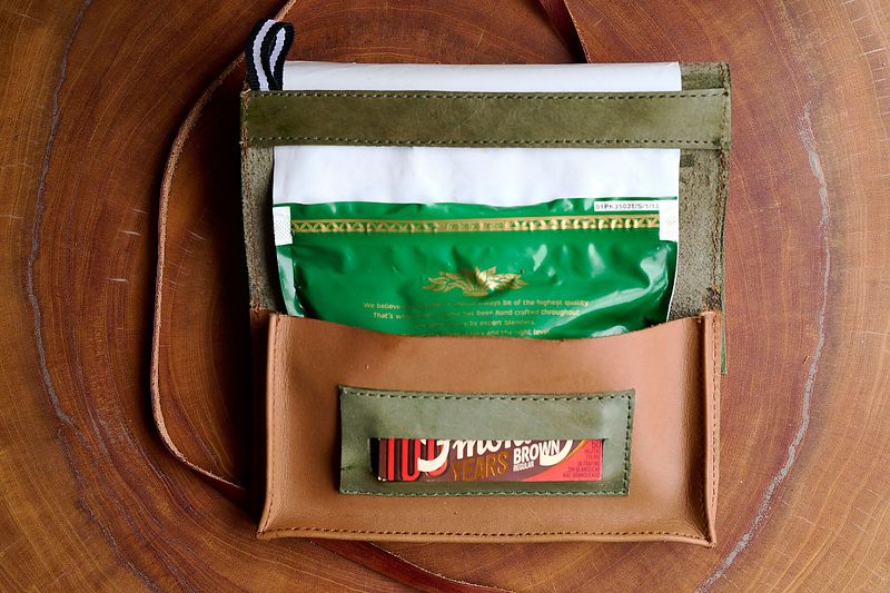 Skins: Pongchau Tobacco Pouch with Guitar Charm (Trifold)