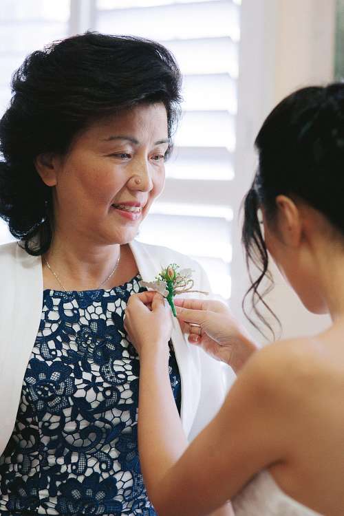 Bride Getting Ready