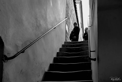 Looking down .. Prague