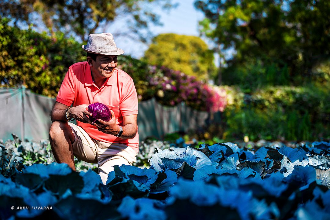 Lifestyle photo shoot of chef Sanjeev Kapoor