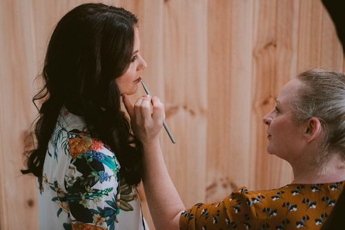 Bride Getting Ready