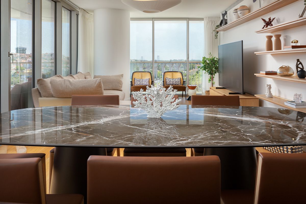 Fotografia do Apartamento de Luxo Infinity Tower, Lisboa, projeto Bevelli Home.