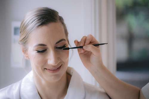 Bride Getting Ready