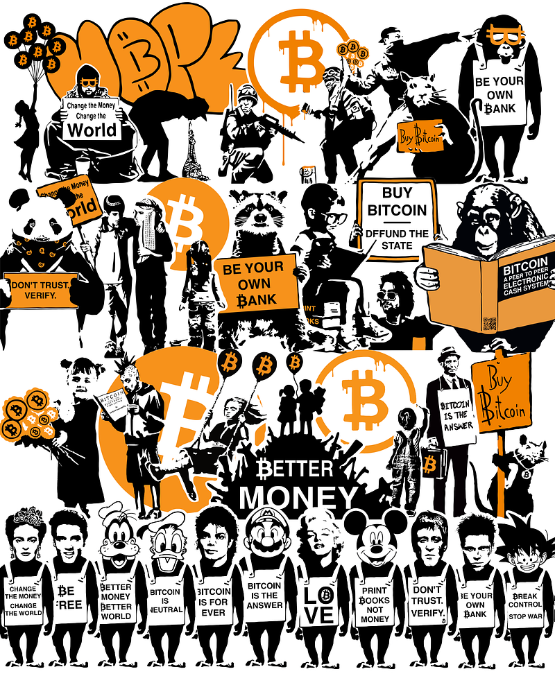 Street Cyber DIY Sticker Set | 64 Designs