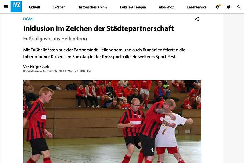 Inklusion im Zeichen der Städtepartnerschaft